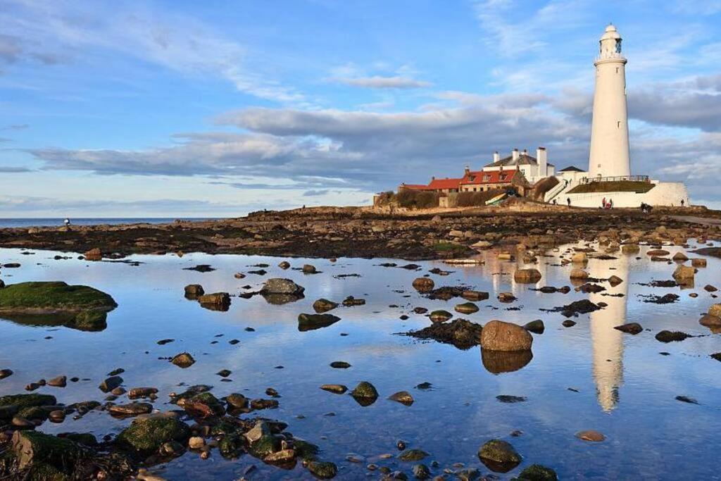 Hightide Seaside Apartment With Beach & Spanish City Views Whitley Bay Exterior foto